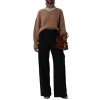 THE PLEATED RUFFLE-DETAIL TROUSERS